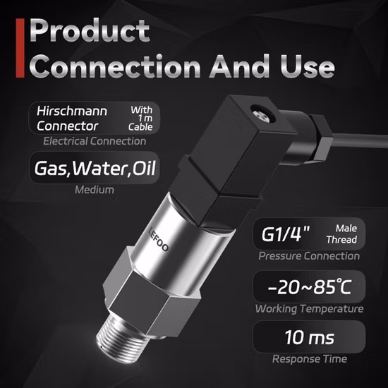 Stainless Steel Four-Wire Huatian Standard Package Map Sensor Pressure Transducer